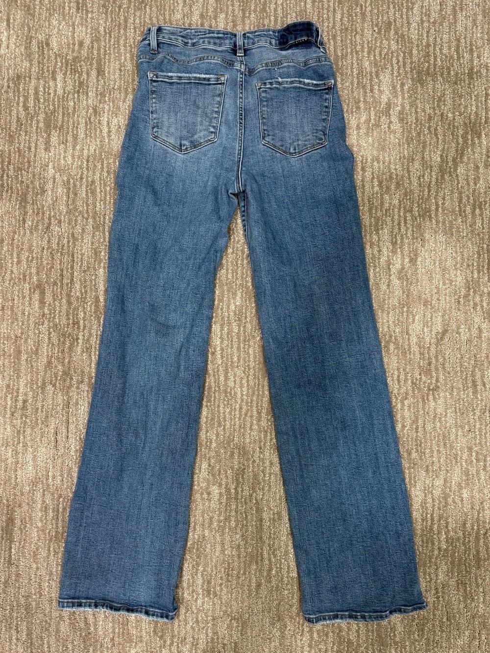 Risen Distressed High-Rise Straight-Leg Women’s Jeans 9/29 - Picture 3 of 6